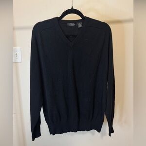 100% cashmere black vneck sweater T Edward’s - Size M